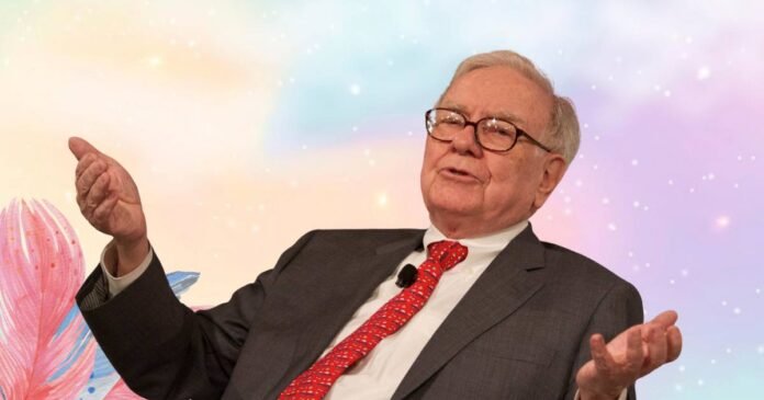 Warren Buffet Sitting on a Chair in Berkshire Hathaway